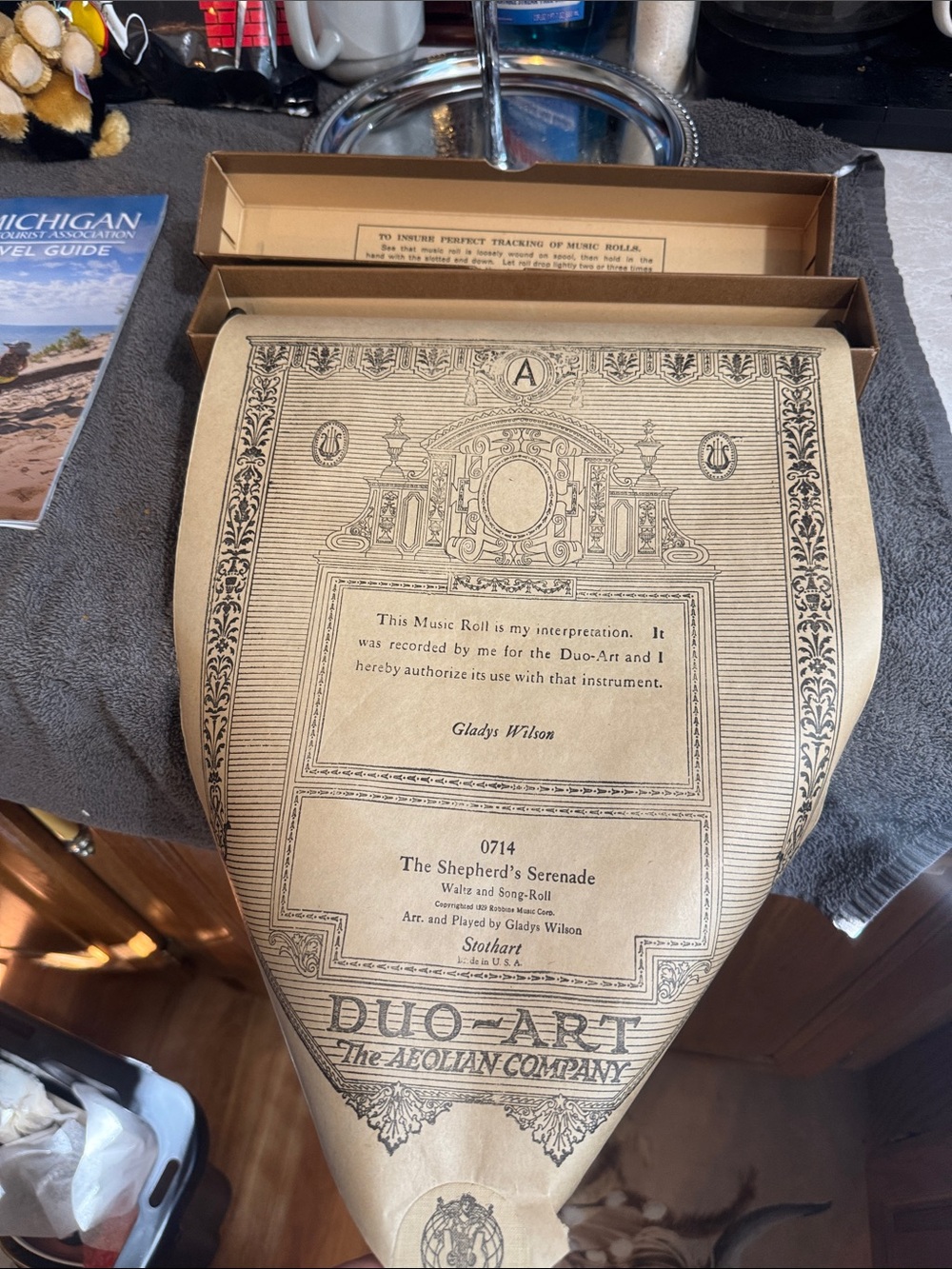 Vintage Aeolian Duo-Art Music Roll - Gladys Wilson